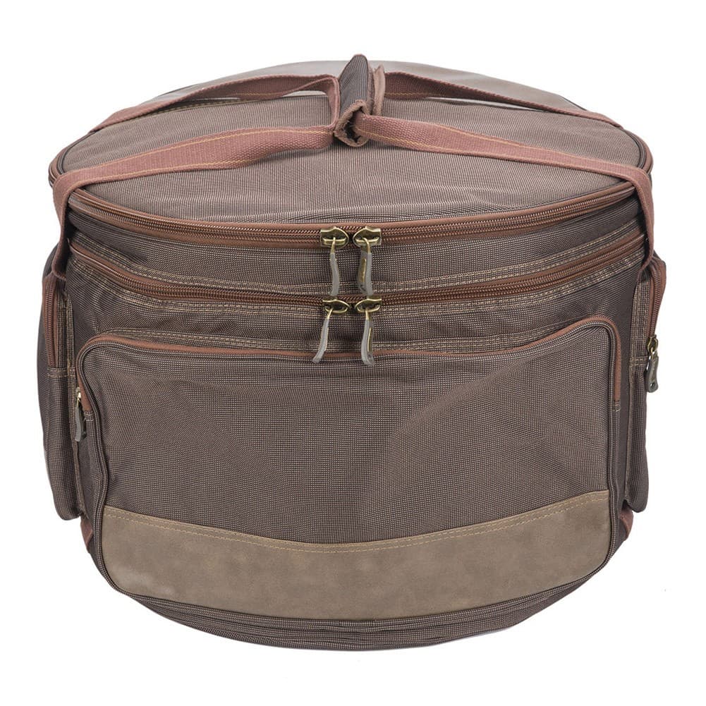 ALSANIDI, Al-Qassim bag for trips, Camping bag, Coffee Brown, Size 42.5*42.5*28Cm
