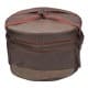 ALSANIDI, Al-Qassim bag for trips, Camping bag, Coffee Brown, Size 42.5*42.5*28Cm