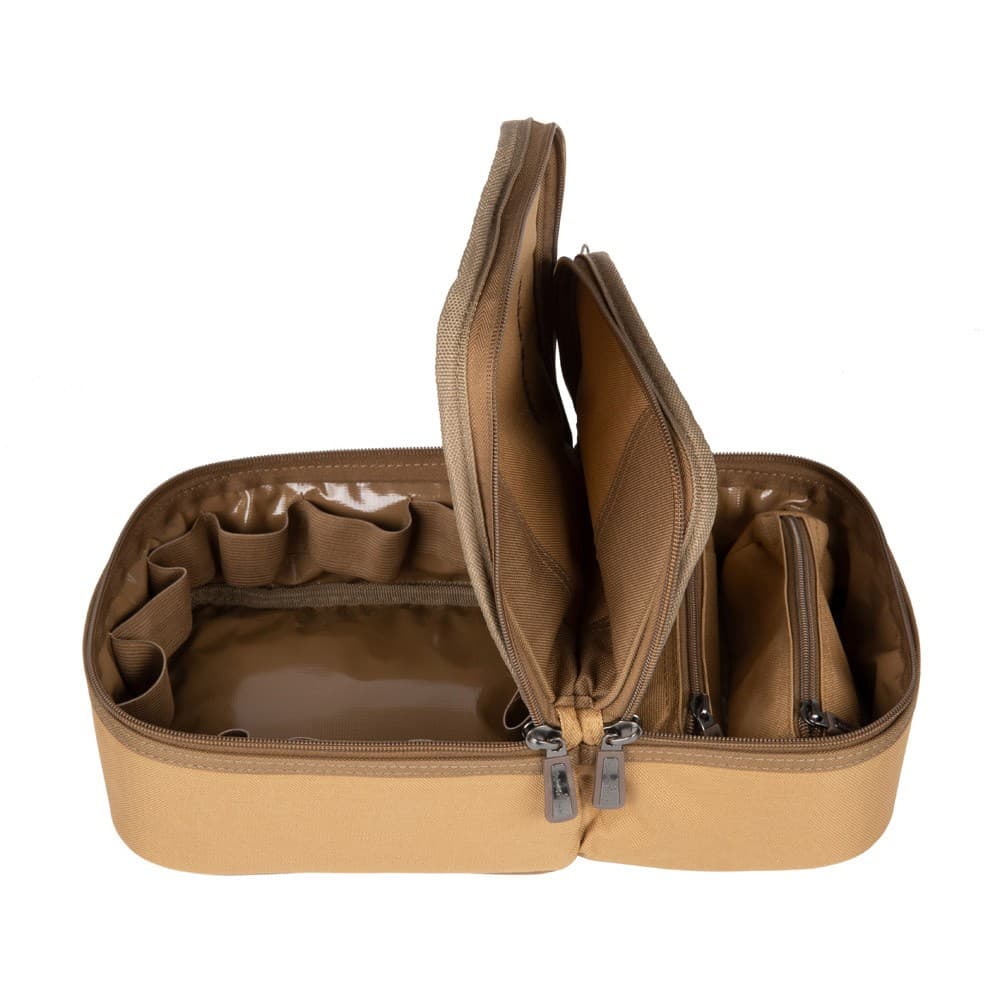 ALSANIDI, Separated cups and Mugs bag for trips, Cups Bag, Kaki, Size 36.5*20*11Cm
