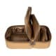 ALSANIDI, Separated cups and Mugs bag for trips, Cups Bag, Kaki, Size 36.5*20*11Cm