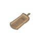 ALSANIDI, Fire wind screen Case for trips, Kaki, Size 14*25*0.5Cm