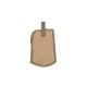 ALSANIDI, Fire wind screen Case for trips, Kaki, Size 14*25*0.5Cm