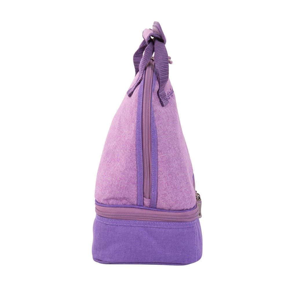 ALSANIDI, Stainless steel teapot bag with Completed Glasses, Tea bag for trips, Lilac, Set 9 pcs
