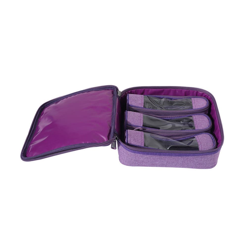 ALSANIDI, Separated cups and Mugs bag for trips, Cups Bag, Lilac, Size 26*28*11Cm