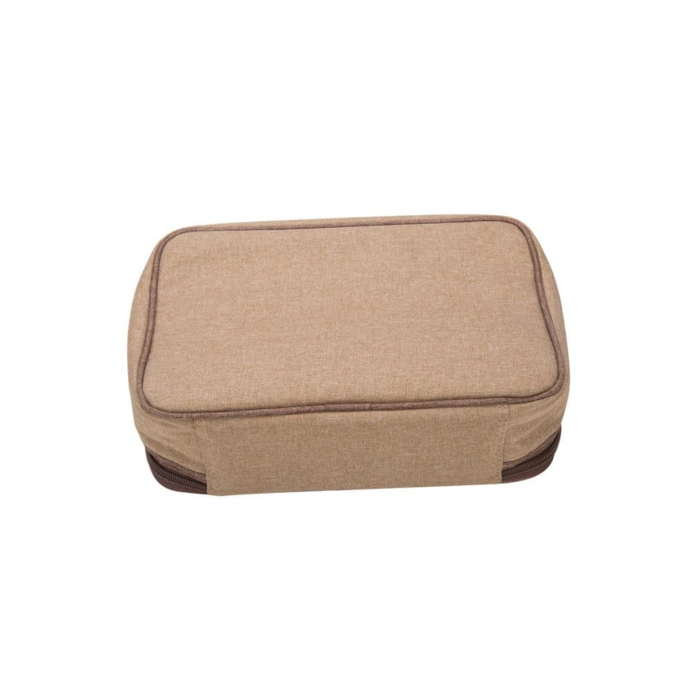 ALSANIDI, Separated cups and Mugs bag for trips, Cups Bag, Woody, Size 28*19*9Cm