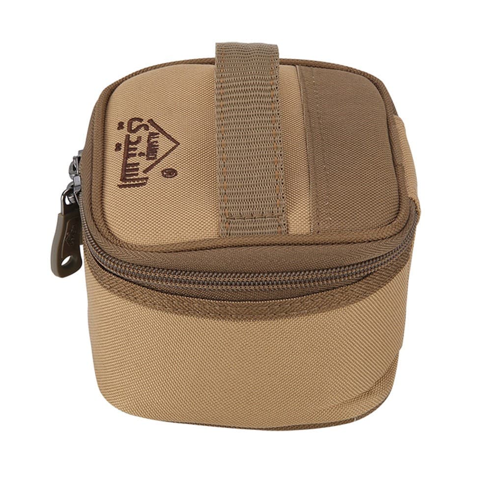 ALSANIDI, Cups bag for trips, Cups bag, Kaki, Size 13.5*12.5*9Cm