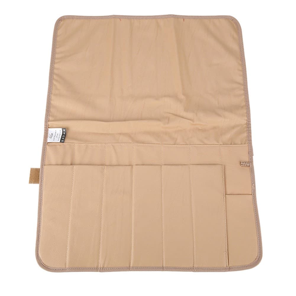 ALSANIDI, Chef's foldable Knivess bag, Knives case, Beige, Size 35.5*54.5*2Cm