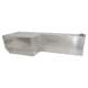ALSANIDI, Aluminum L-shaped Water Tank for Jeep with a double and Single Cab Pickup truck bed, Car Water Tank, Silver, capacity 190 L