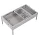 ALSANIDI, Charcoal grill for trips, Portable Charcoal Grill, Silver, Size 35*60 Cm