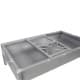 ALSANIDI, Charcoal grill for trips, Portable Charcoal Grill, Silver, Size 35*60 Cm