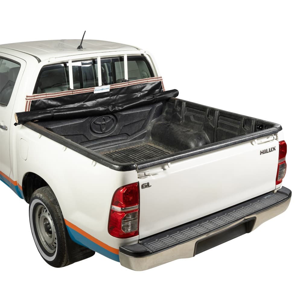 ALSANIDI, Car tuning Cotton cover for Hailux Single Cab 2016, Car trunck cover, Black