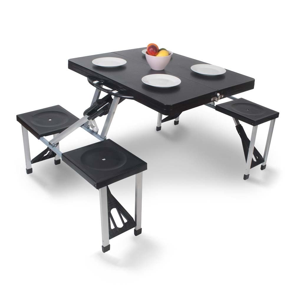 Kampa, Table with folding chair, Black,  Size85.5*65*67 Cm