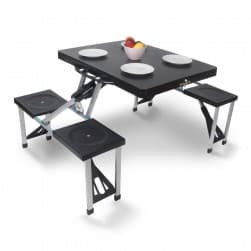 Kampa, Table with folding chair, Black,  Size85.5*65*67 Cm