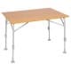 DOMETIC, Foldable Wooden Table, Foldable Table for Outdoor and Home Gardens, Beige, Size100*70*55Cm