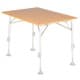 DOMETIC, Foldable Wooden Table, Foldable Table for Outdoor and Home Gardens, Beige, Size100*70*55Cm