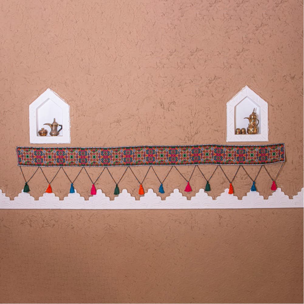 السنيدي، ديكور تراثي شريط زينة، كابتشينو، مقاس 20*300 سم