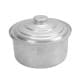 ALbadia, Aluminum cooking pot, Cooking pot, Silver, Size 18