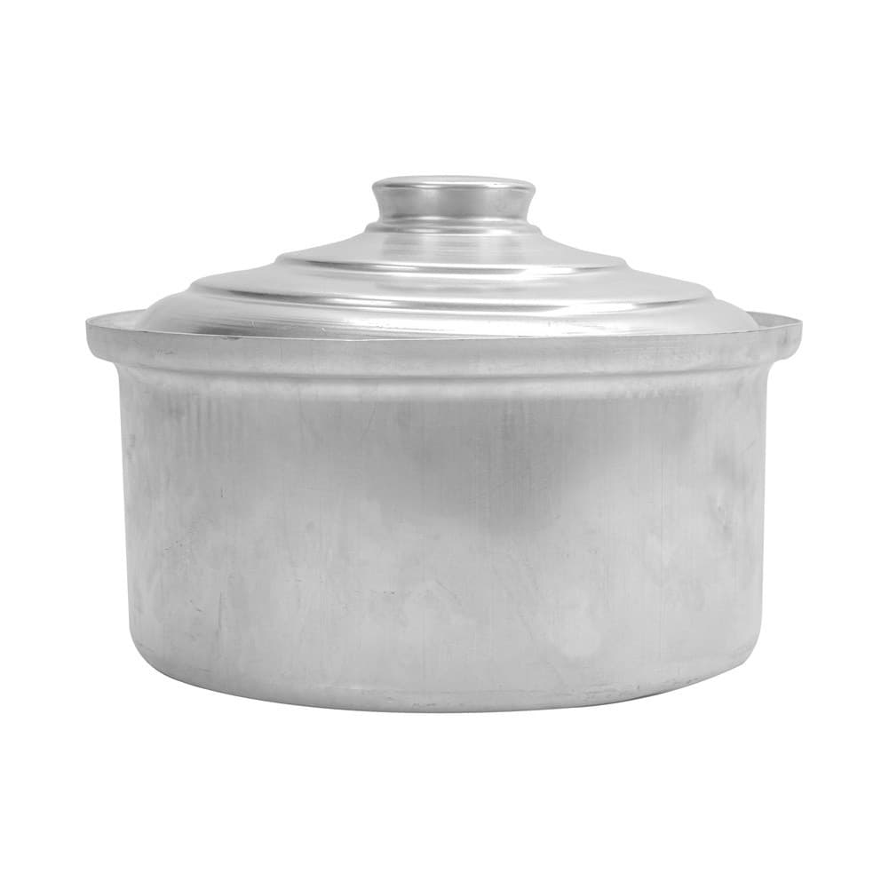 ALbadia, Aluminum cooking pot, Cooking pot, Silver, Size 18