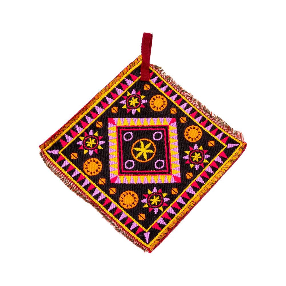 ALSANIDI, Hot pot holder, Black, Size 17*17Cm