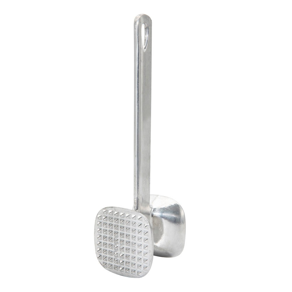 ALSANIDI, Meat Hammer, Chicken Hammer, Silver, Size 25.8*6.8 Cm