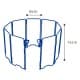 DPT, Air resistant wind screen, Stove fire wind screen, Blue, Size 14 Cm 9 Slide