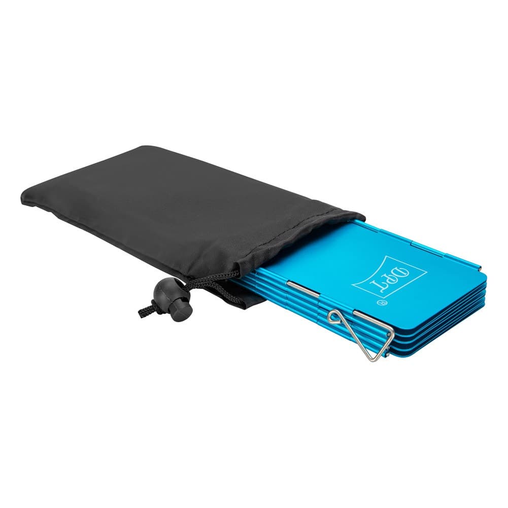 DPT, Air resistant wind screen, Stove fire wind screen, Blue, Size 14 Cm 9 Slide