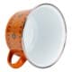 ALSANIDI, Najdi inscription cup, Coffee cup for trips and travel, Orang, capacity 340 ml