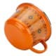 ALSANIDI, Najdi inscription cup, Coffee cup for trips and travel, Orang, capacity 340 ml