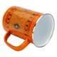 ALSANIDI, Najdi inscription cup, Coffee cup for trips and travel, Orang, capacity 600 ml