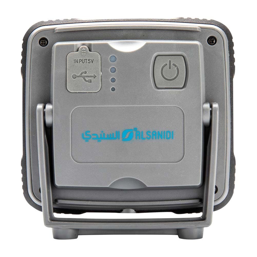 ALSANIDI, LED Camping light, Outdoor Seating Area Light, Gray, Size 9.5*10.5 Cm
