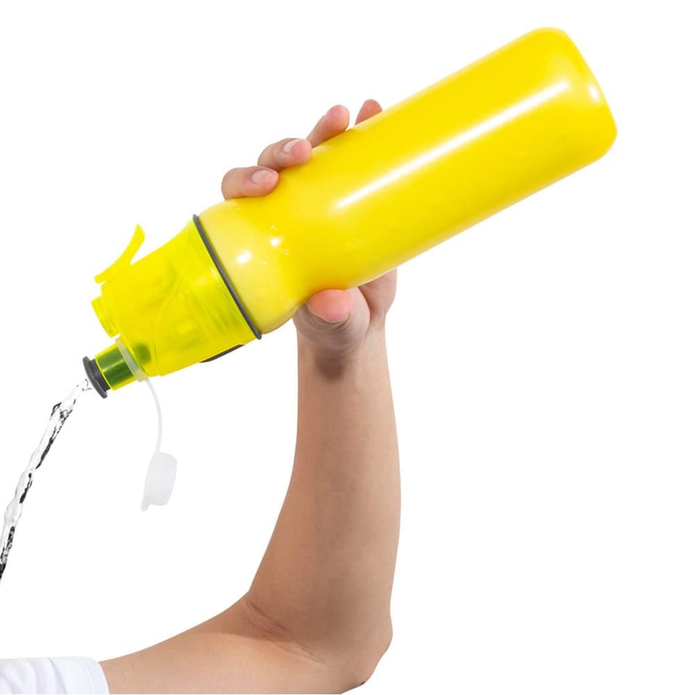 DPT, Stainless steel hot and cold Liquid Bottle, Sports water Bottle, Yellow, capacity 590 ml