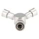 DPT, Gas stove connector, Gas connections, Silver