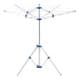 ALSANIDI, Foldable Clothes Drying Rack, Silver, Size107*107*145Cm