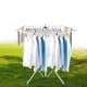 ALSANIDI, Foldable Clothes Drying Rack, Silver, Size107*107*145Cm