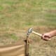 ALSANIDI, Outdoor windbreak for trips, Camping Curtain, Kaki, Size 125*600Cm