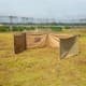 ALSANIDI, Outdoor windbreak for trips, Camping Curtain, Kaki, Size 125*800Cm