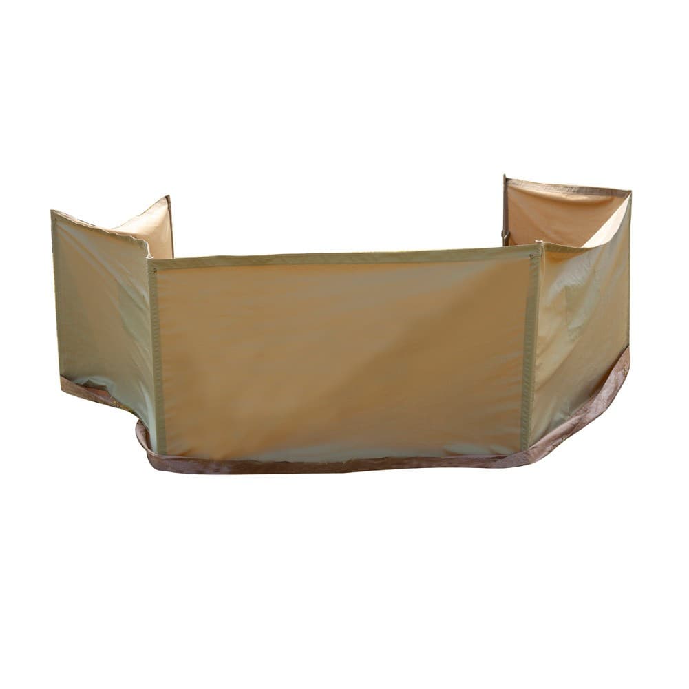 ALSANIDI, Outdoor windbreak for trips, Camping Curtain, Kaki, Size 125*800Cm
