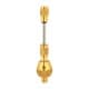 DPT, Tire Valve Stem, Gold, Size2.5*2.5*8.5Cm