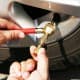 DPT, Tire Valve Stem, Gold, Size2.5*2.5*8.5Cm