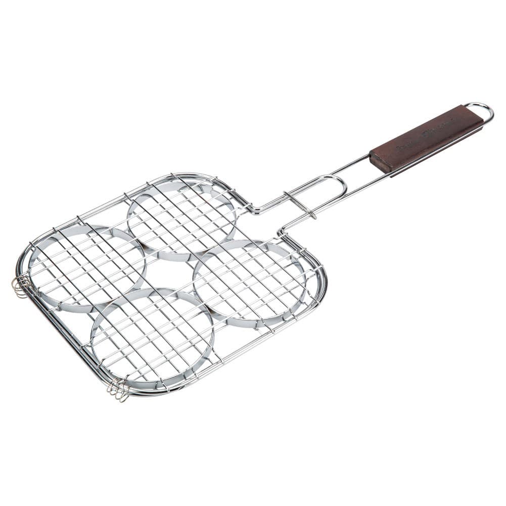 ALSANIDI, Stainless steel grill, Grill grates, Silver, Size 22*22 Cm
