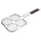 ALSANIDI, Stainless steel grill, Grill grates, Silver, Size 22*22 Cm