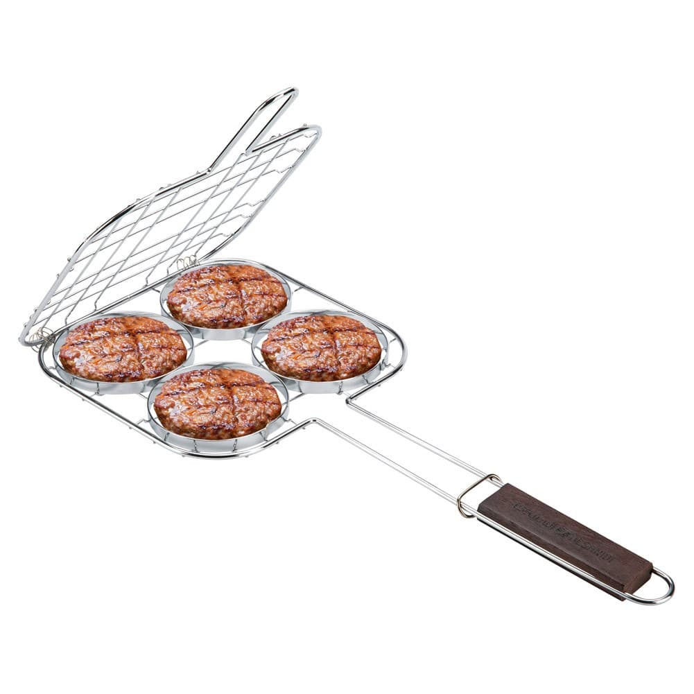ALSANIDI, Stainless steel grill, Grill grates, Silver, Size 22*22 Cm