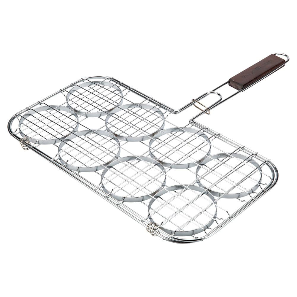 ALSANIDI, Stainless steel grill, Grill grates, Silver, Size 22*33 Cm