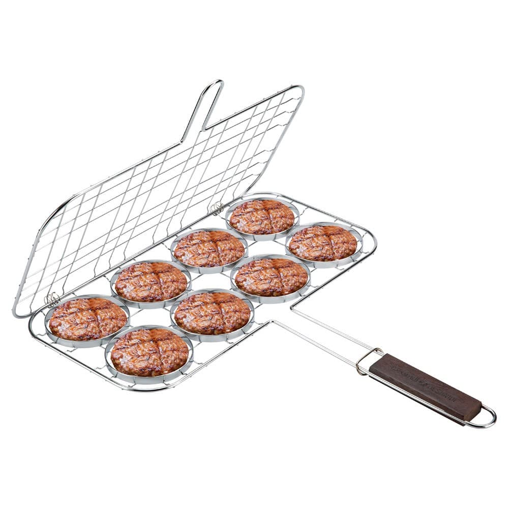 ALSANIDI, Stainless steel grill, Grill grates, Silver, Size 22*33 Cm