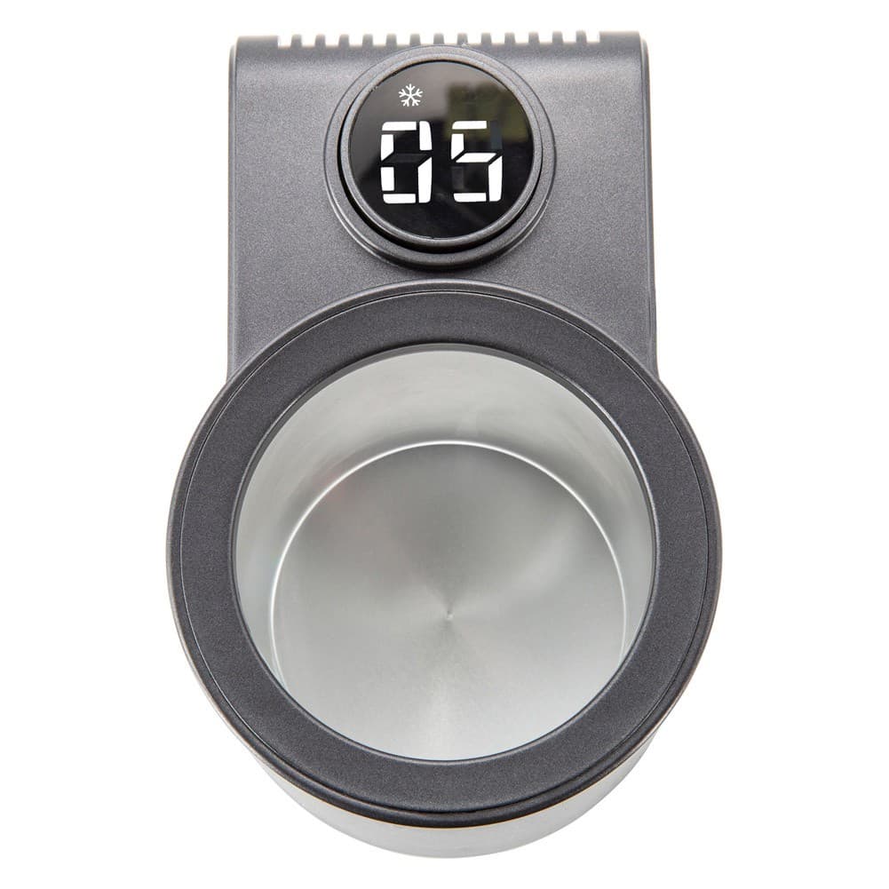 DPT, Electric Cup Holder Cooler, Car Cup Holder Beverage Cooler, Black, Size 13.6*17.2 Cm