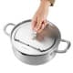 ALSANIDI, Japanese pan, Silver, capacity 4 L Size 35*25.5*13 Cm