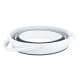 ALSANIDI, Foldable Camping platewashing Bucket, Foldable Polyethylene water bucket, White*Gray, capacity 5 L