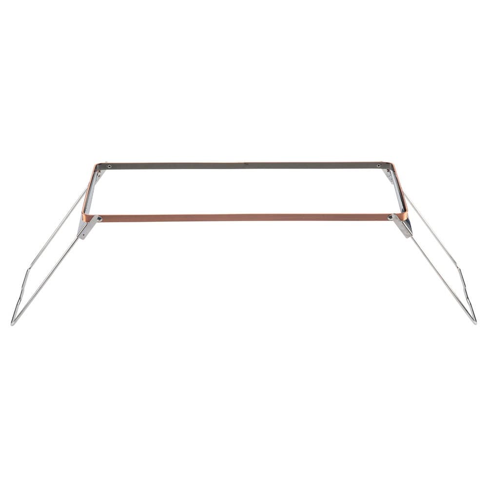 ALSANIDI, Multi-purpose Grill Stand, Portable mini barbecue charcoal grill for picnics, Silver, Size55*20*23Cm