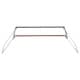 ALSANIDI, Multi-purpose Grill Stand, Portable mini barbecue charcoal grill for picnics, Silver, Size55*20*23Cm