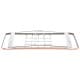 ALSANIDI, Multi-purpose Grill Stand, Portable mini barbecue charcoal grill for picnics, Silver, Size55*20*23Cm